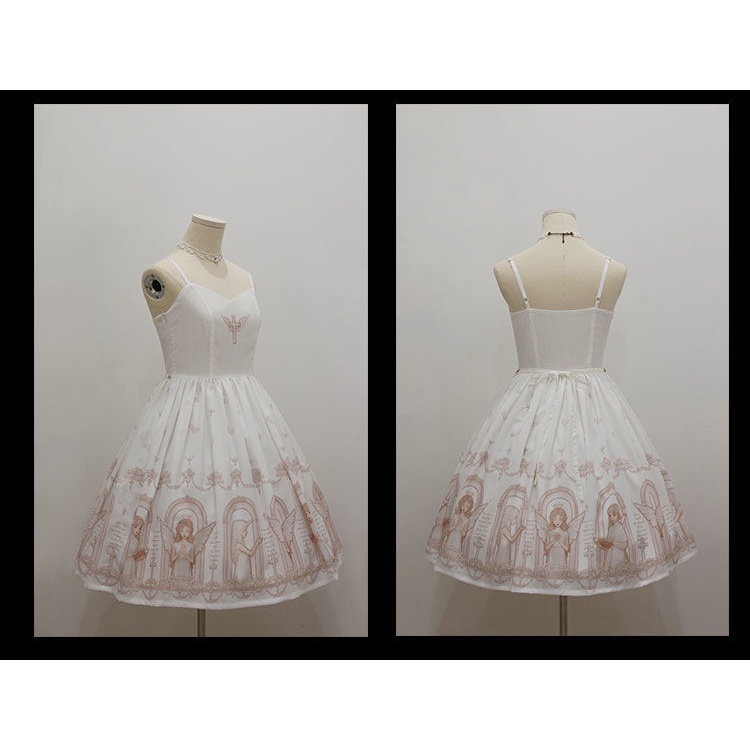 Đèn In Ấn Ánh Sáng Bán Chạy|Đầm Dây Phong Cách lolita