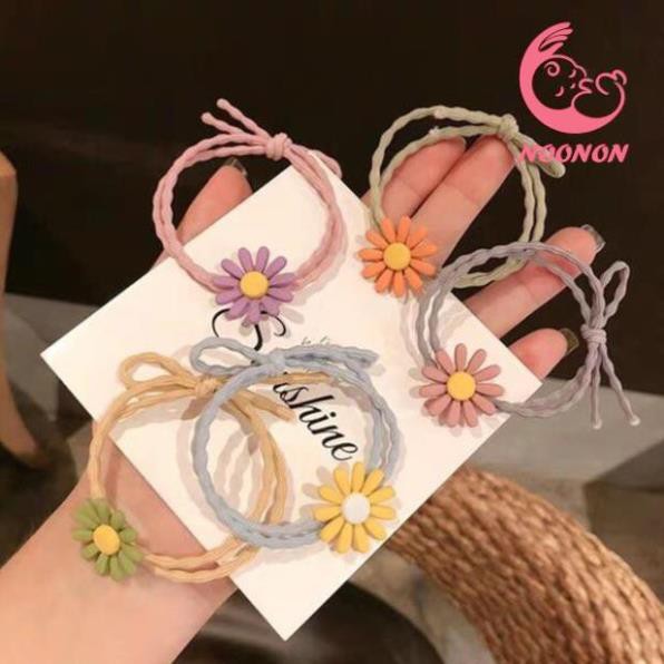 Buộc Tóc 𝑭𝑹𝑬𝑬𝑺𝑯𝑰𝑷 Cột Tóc Nữ Hình Hoa Cúc Dễ Thương Hàng Hot