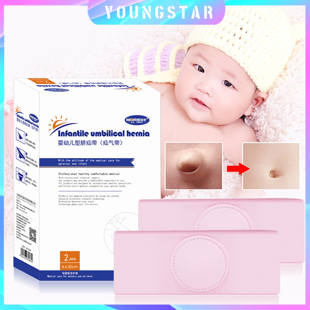 Set 2 Đai Quấn Bụng Thoáng Khí Bảo Vệ Rốn Cho Bé Sơ Sinh