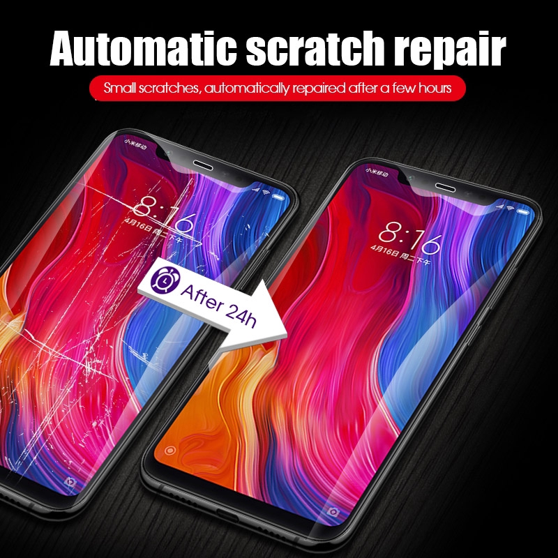 Phim Hydrogel mềm bảo vệ màn hình điện thoại Xiaomi Redmi 7 Note 7 6 Pro mi 6 8 9 A2 Not