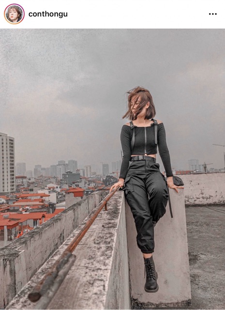 Quần jogger kaki túi cài ( tặng kèm belt)