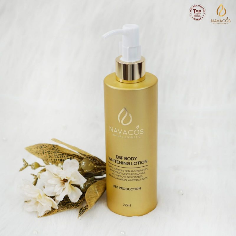 Kem dưỡng trắng và phục hồi da Navacos EGF Body Whitening Lotion