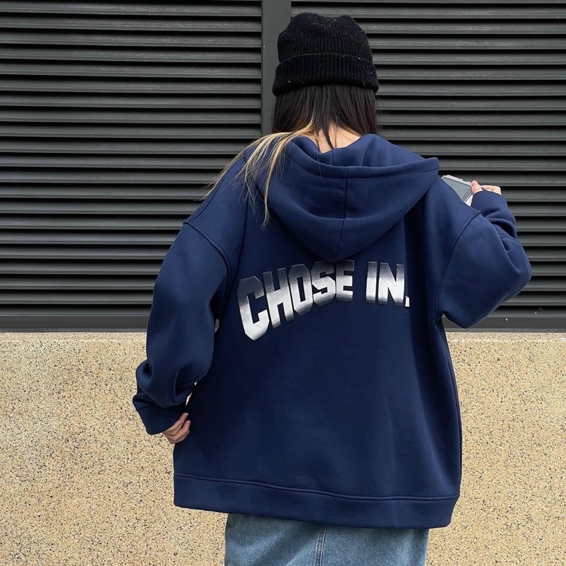 Áo hoodie CHOSE mũ 2 lớp TTA968