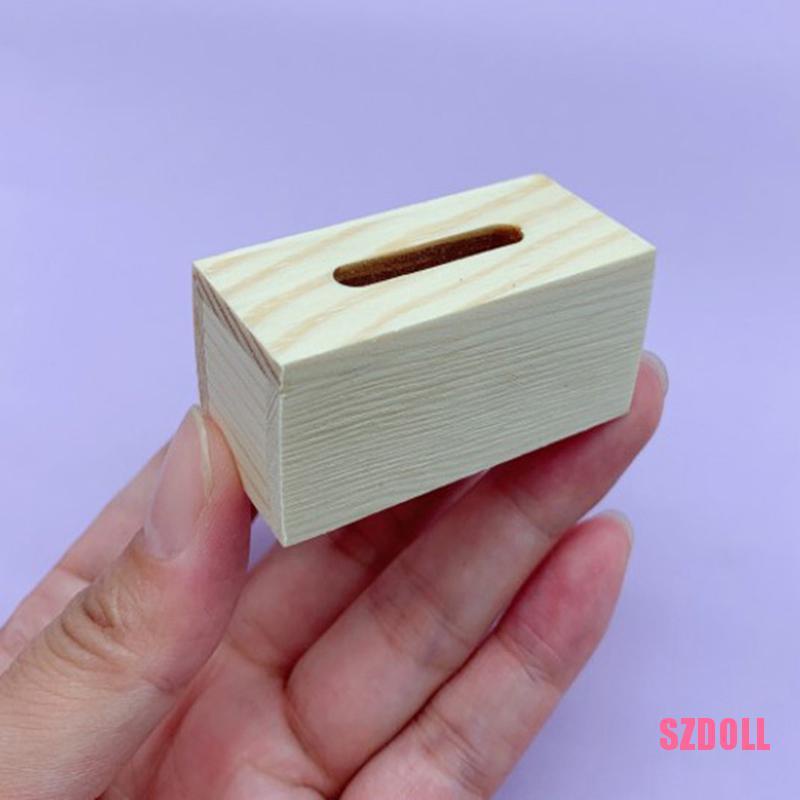 1 Tủ Gỗ Mini Trang Trí Nhà Búp Bê SZDOLL6