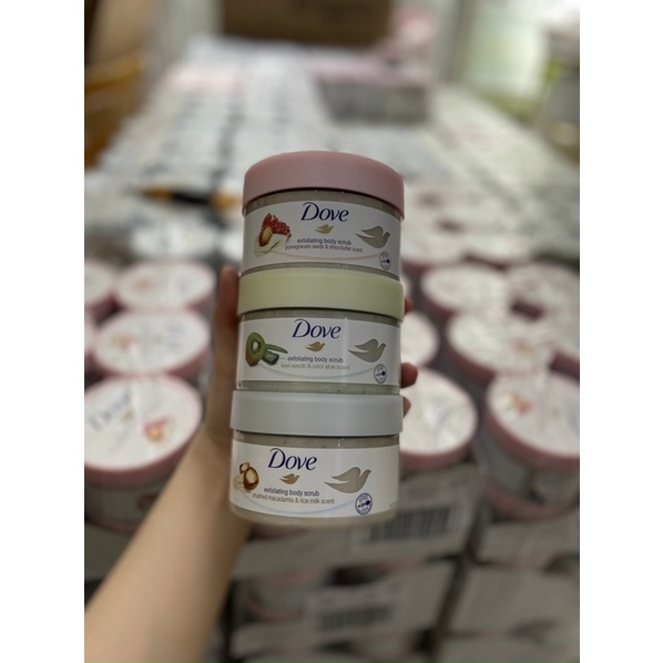 Tẩy tế bào da chết toàn thân Dove Exfoliating Body Scrub 225ml