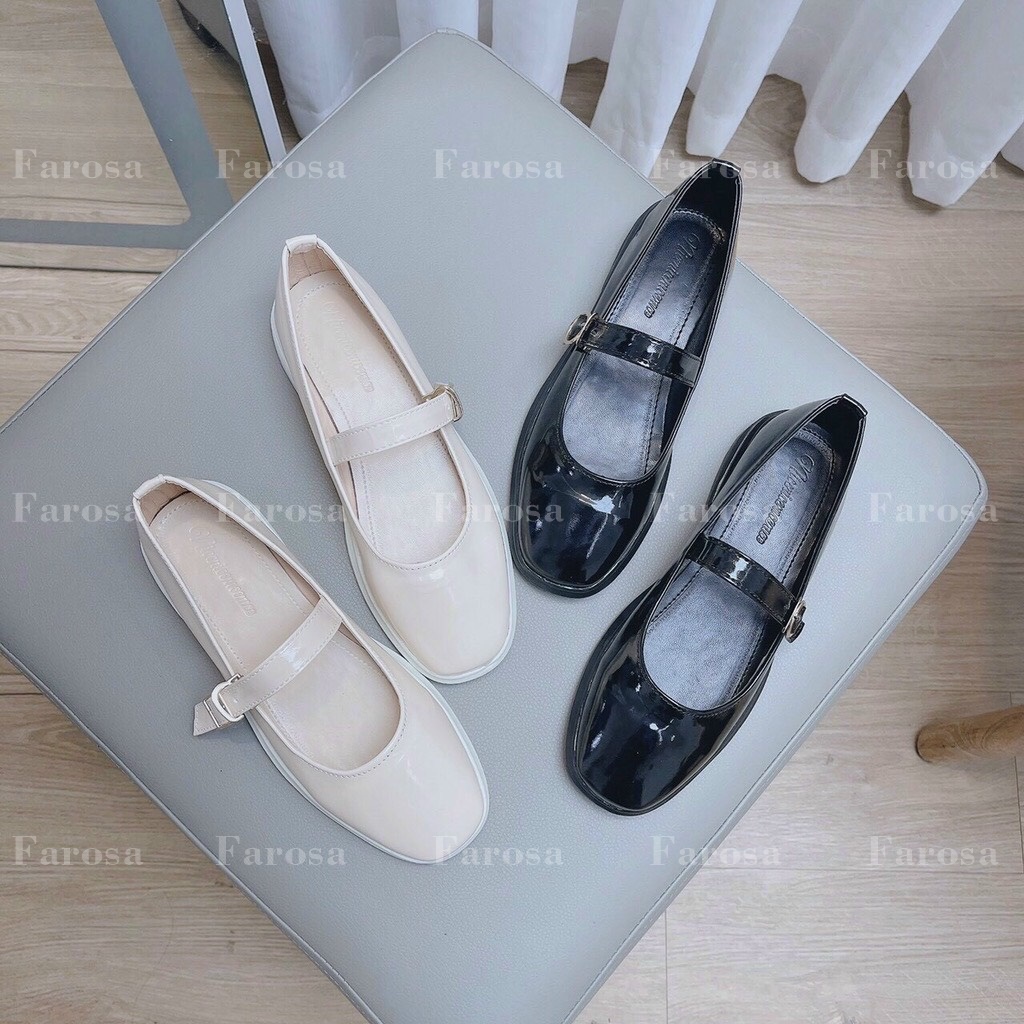 Giày nữ kiểu Mary Jane quai cài ngang phong cách Hàn quốc M26