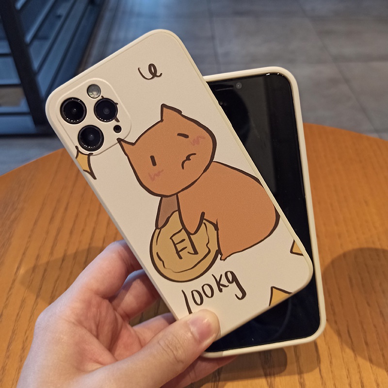 [ỐP ĐIỆN THOẠI IPHONE] Ốp iphone cho14plus/13pro/12promax/11/6/7/8/xs/xsmax/xr ốp lưng iphone in hình thú 100kg bvc