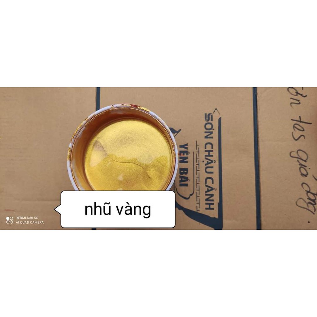 Sơn Nhũ Vàng Sơn Chậu Cảnh Yên Bái Quét 1 Lớp Duy Nhất 1L