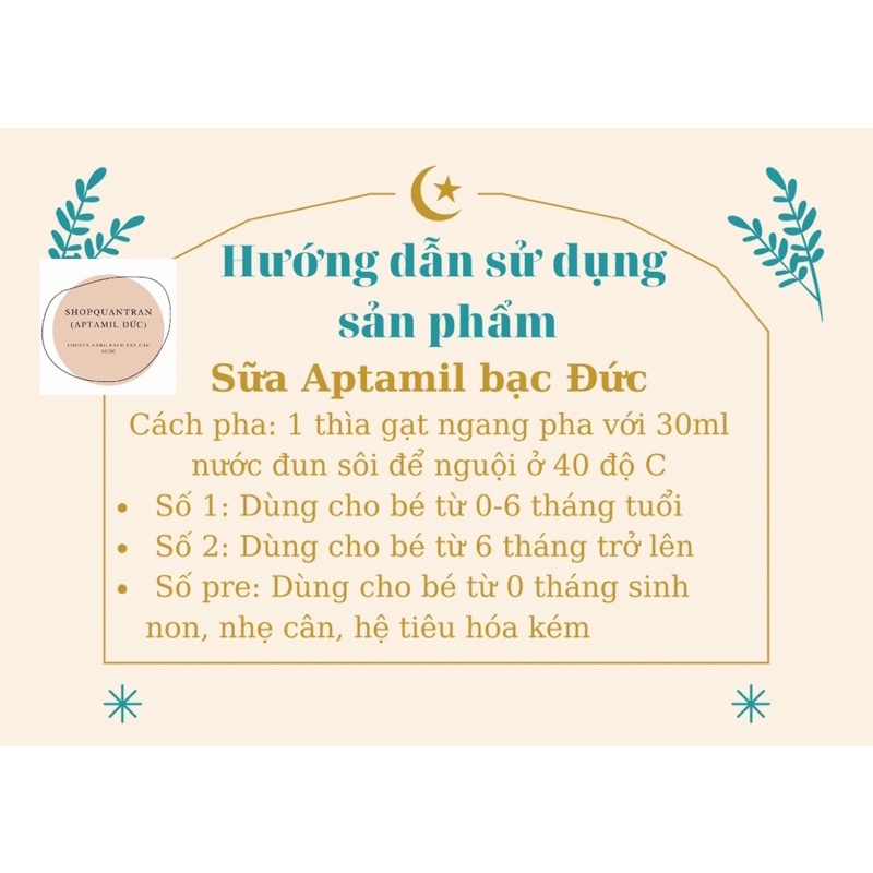 Sữa Aptamil Profutura Pre Đức hộp 800g (Date Mới) Chính Hãng Giá Tốt