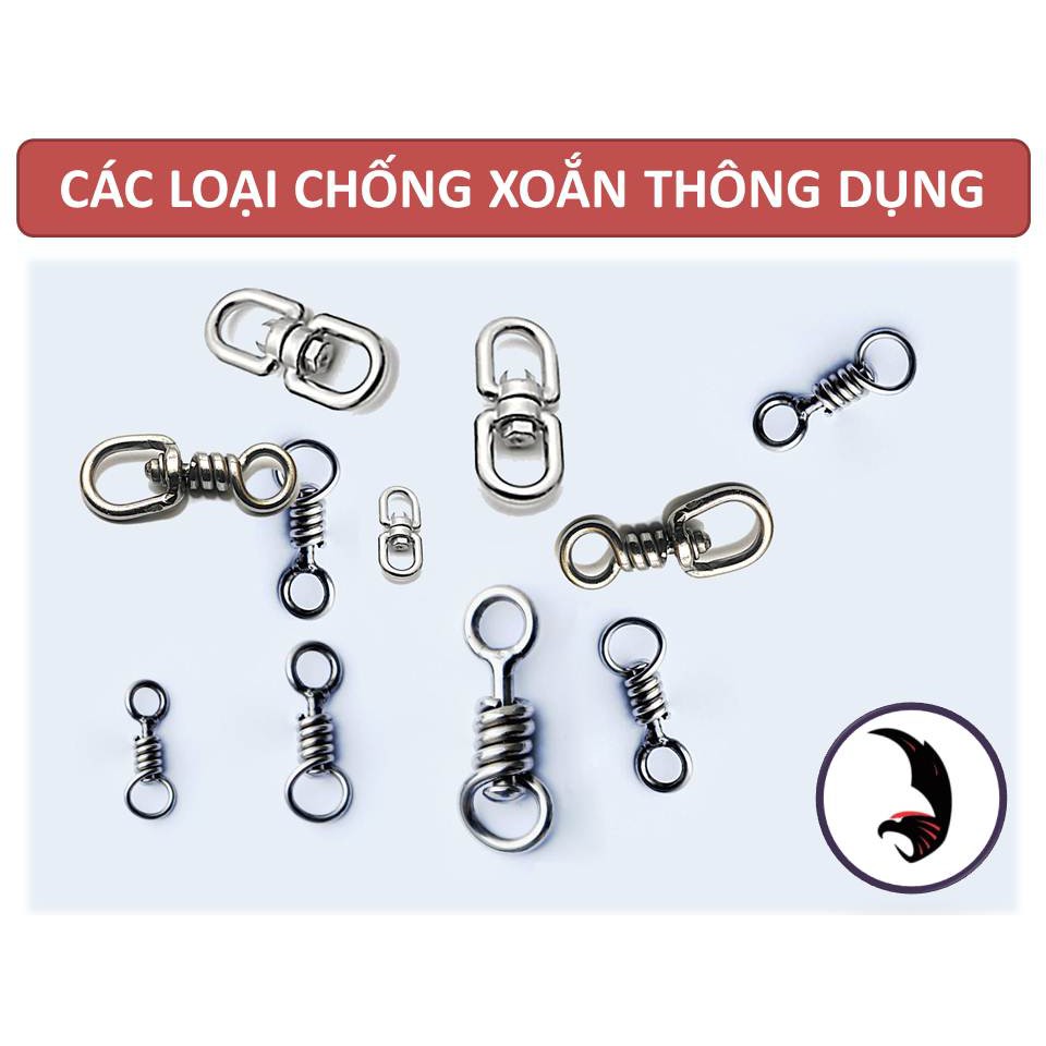 CÁC LOẠI CHỐNG XOẮN CHO CHIM SĂN