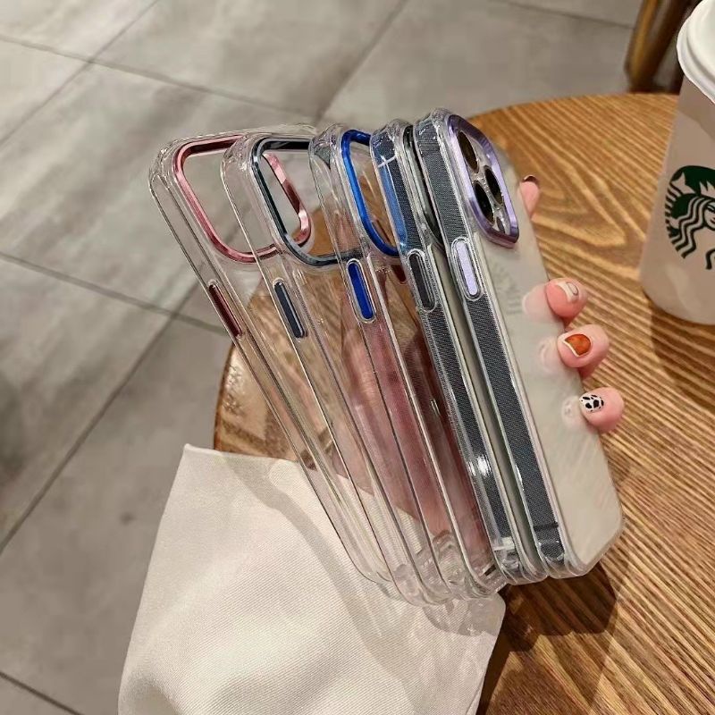 Ốp lưng trong viền camera màu iPhone 13 pro max 13 13 pro viền dẻo ôm máy