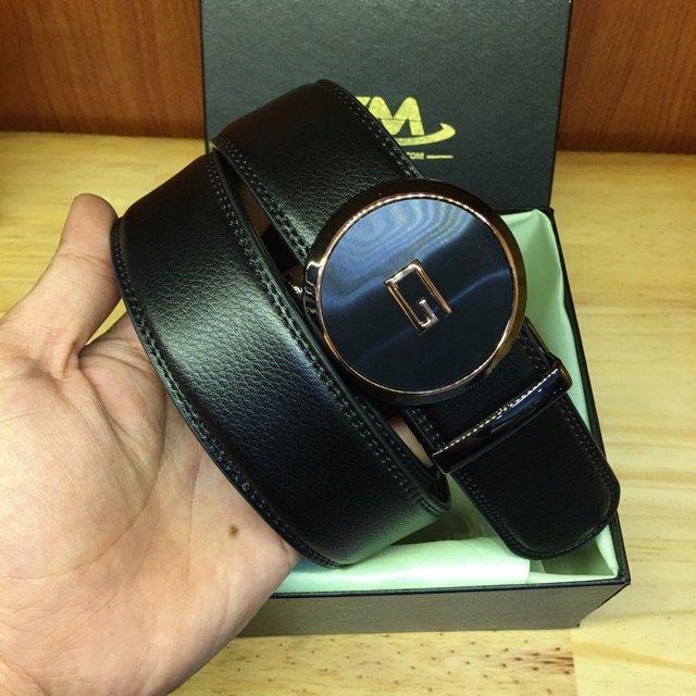 Thắt Lưng Nam Da Thật Mặt Tròn Cá Tính TM11 ĐẸP SIÊU BỀN | BigBuy360 - bigbuy360.vn