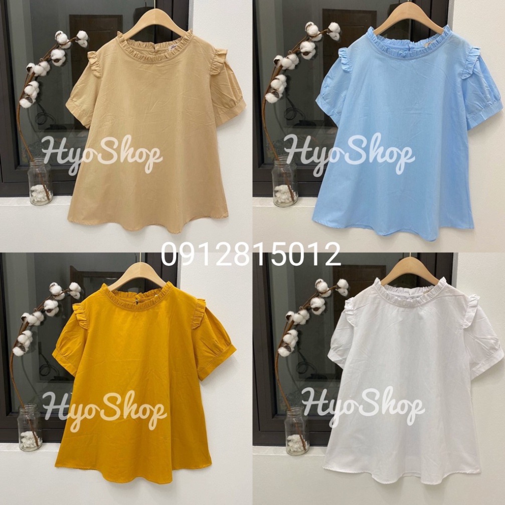 Áo Bầu công sở chất cotton phối vạt siêu xinh mặc đi làm đi chơi đều xinh - Tổng kho - HT-KidsMo