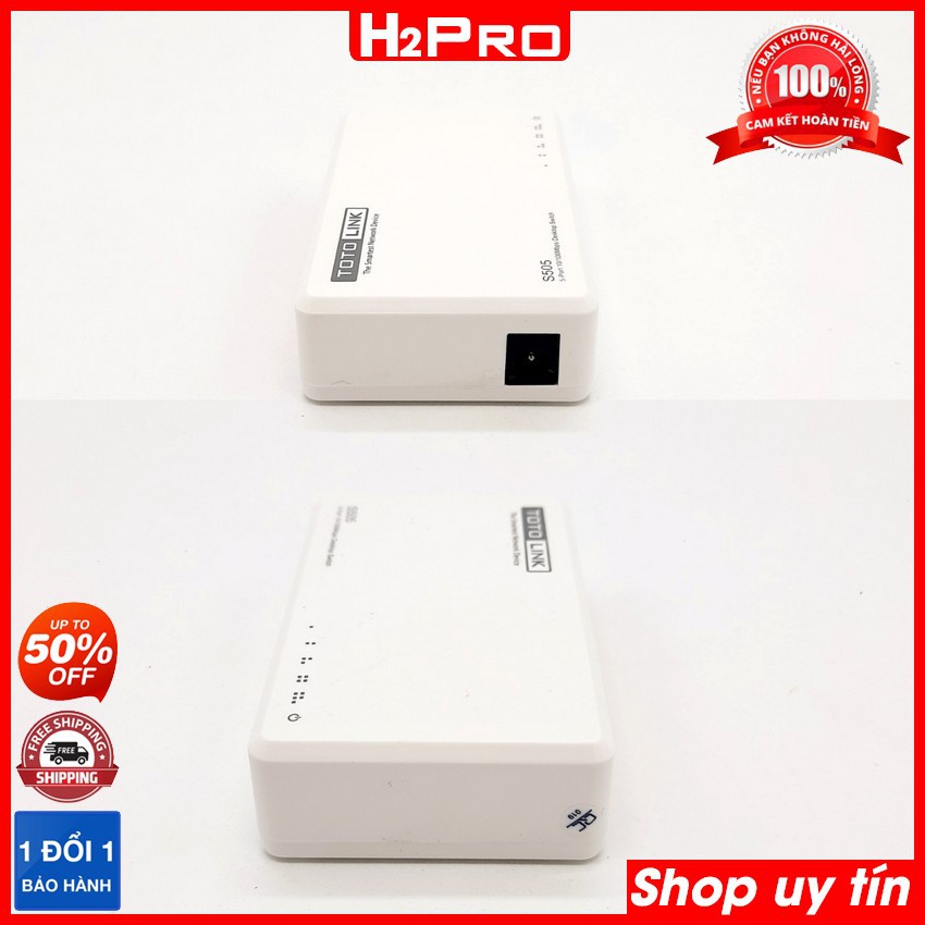 Hub chia mạng 5 cổng Totolink S505 H2Pro 100Mbps, bộ chia mạng 5 cổng giá rẻ