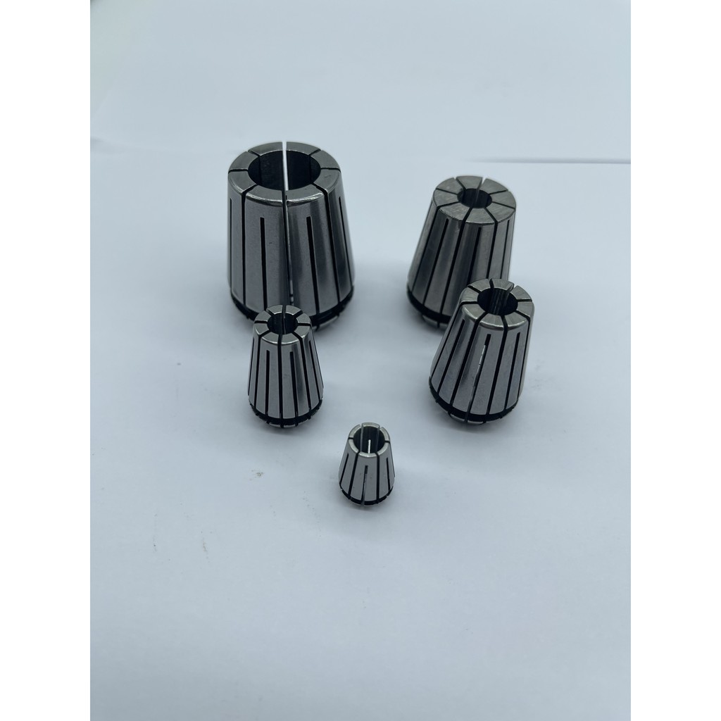 Collet đầu kẹp dao er11, er16, er20, er25, er32. Dành cho spindle củ đục CNC 800w ,1.5kw, 2.2kw, 3.2kw, 4.5kw, 5.5kw..