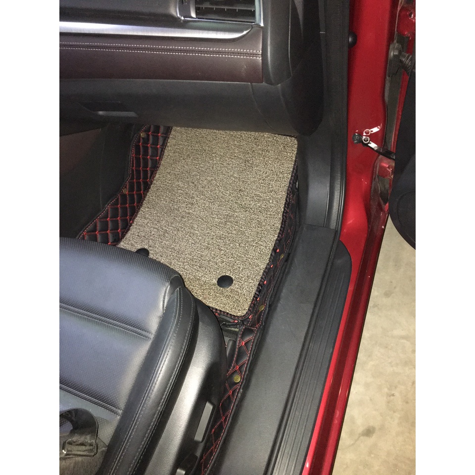 Thảm lót sàn ô tô 6D Mazda 6  - Da PU cao cấp, Không mùi, Giảm 20% tiếng ồn