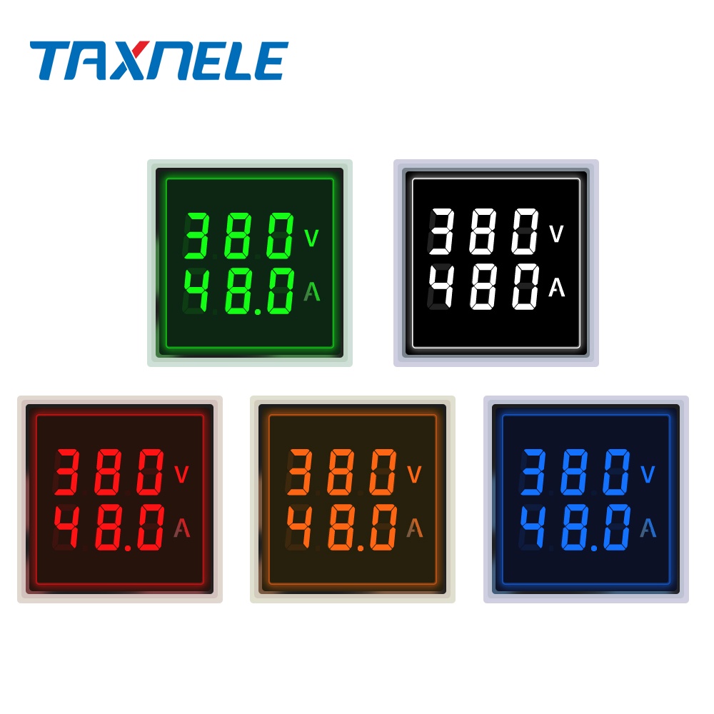 Thiết Bị Kiểm Tra Điện Áp Ac 60-500V 1-100A Có Đèn LED 220V