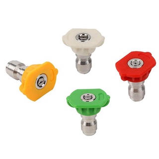 Bộ 4 Béc phun - Đầu béc gắn súng xịt rửa của máy rửa xe áp lực cao