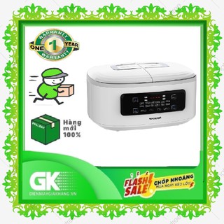 Nồi cơm điện tử đa năng 2 ngăn sharp kn-tc50vn-wh / kn-tc50vn-sl - 1.8l 900w - đa dang menu