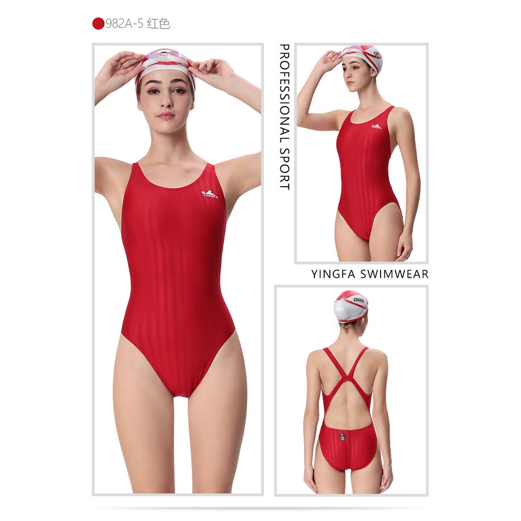 Bikini - áo bơi nữ chuyên nghiêp YingFa 982A (không có đệm ngực)