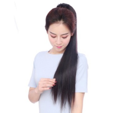 Tóc cột thẳng cao cấp siêu mượt 50cm