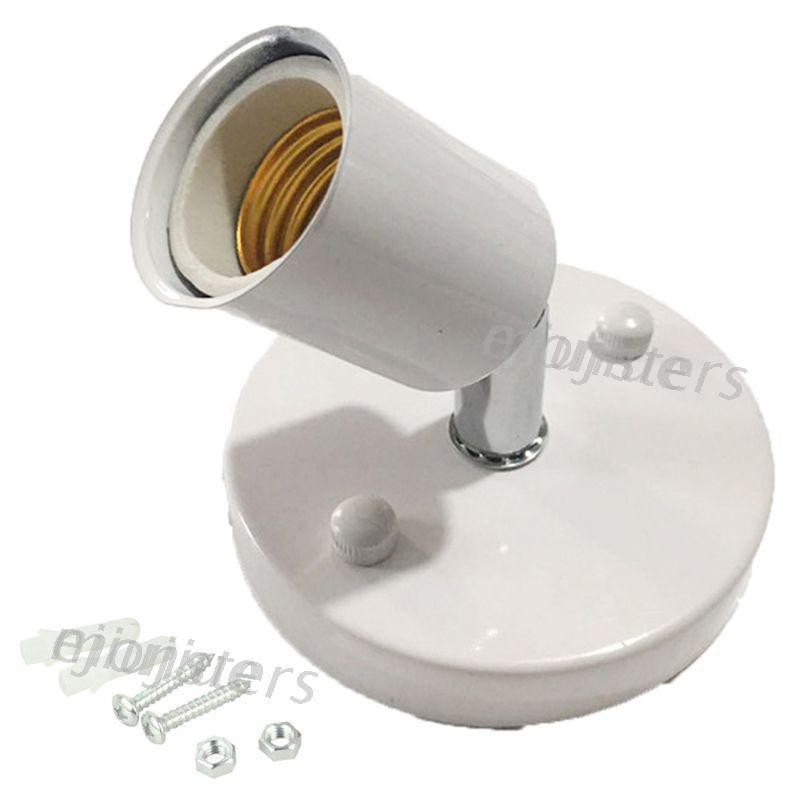 Chuôi đèn E27 xoay 180 độ gắn tường trang trí nội thất tiện lợi
