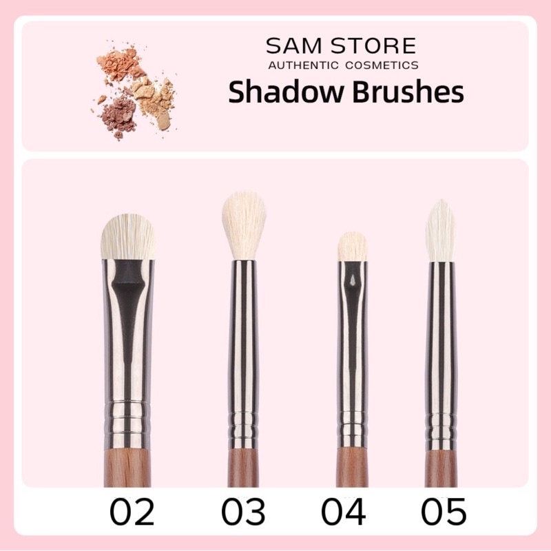 Cọ lông tròn đánh má hồng, mắt, môi dùng trong make up chuyên nghiệp và make up cá nhân