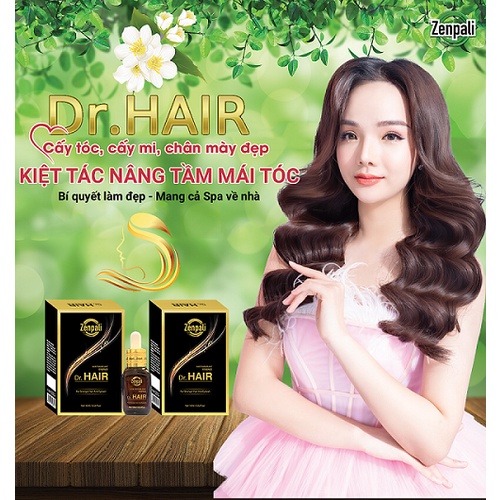 Dr Hair tinh chất dài mi mọc tóc Zenpali dung tích 10ml tác dụng giúp dài mi và mọc tóc