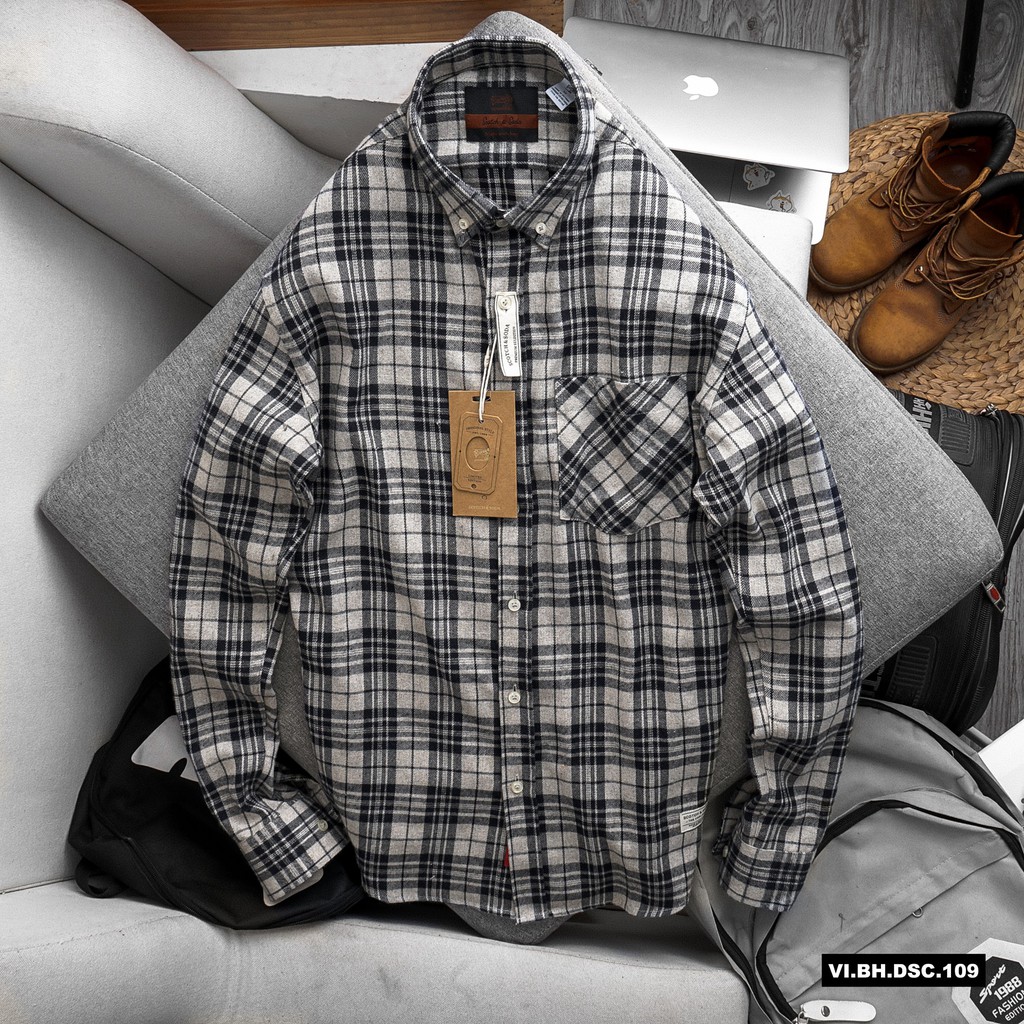 Aó sơ mi Flannel SCOT Vnxk 2212021 | BigBuy360 - bigbuy360.vn