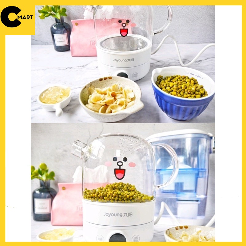 Bình Pha Trà Nấu Trà Hoa Đun Nước JoYoung Line Friends K08-D601