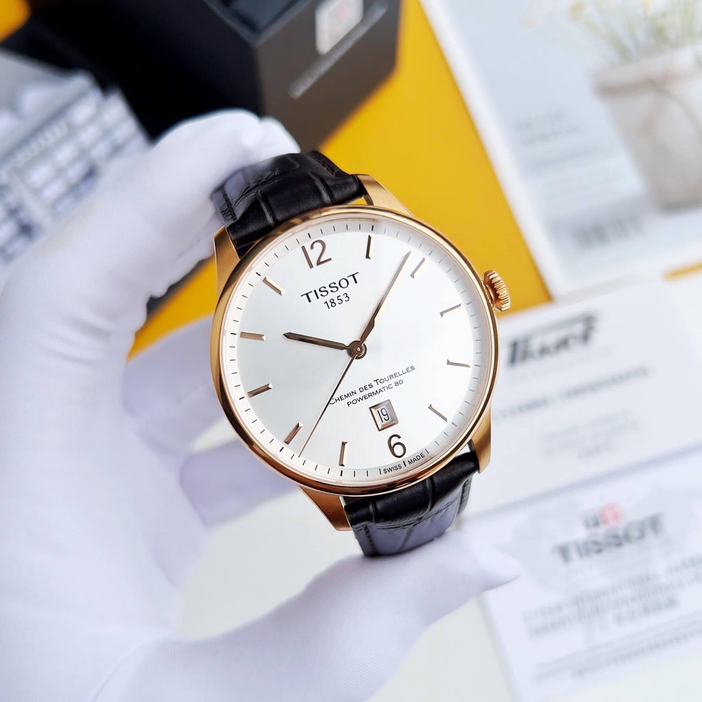 Đồng hồ Nam Thuỵ Sỹ Tissot Chemin des Tourelles Powermatic 80 T099.407.36.037.00