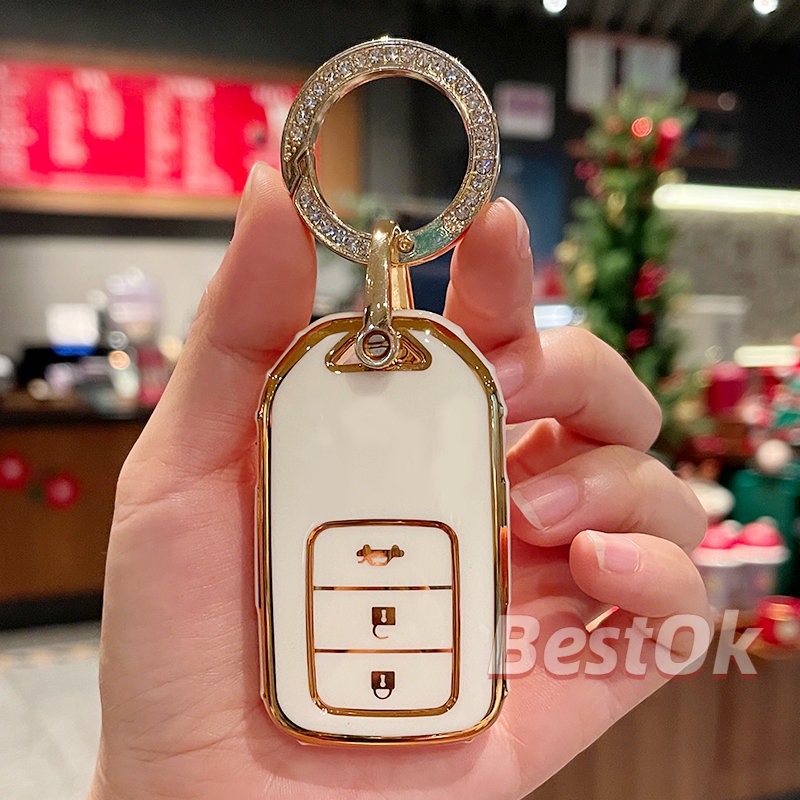 Vỏ Bảo Vệ Chìa Khóa Xe Hơi Honda Civic CRV BRV City Accord Civic CR-V XR-V MK10 Spirior Pilot