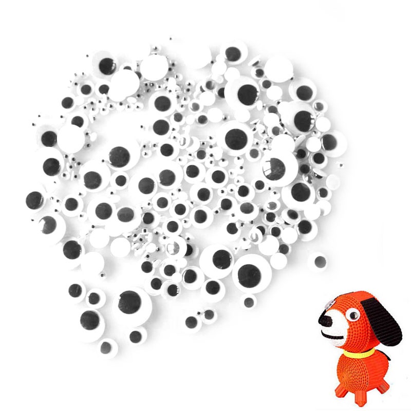 Set 100 Mắt Giả Tự Dính Dùng Để Làm Đồ Thủ Công