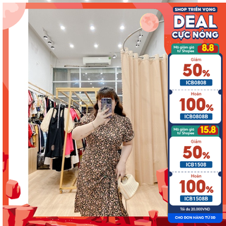 [ Oanh Nguyễn BIGSIZE] Đầm rút đùi Bigsize đuôi cá vải lụa mango 60-80kg