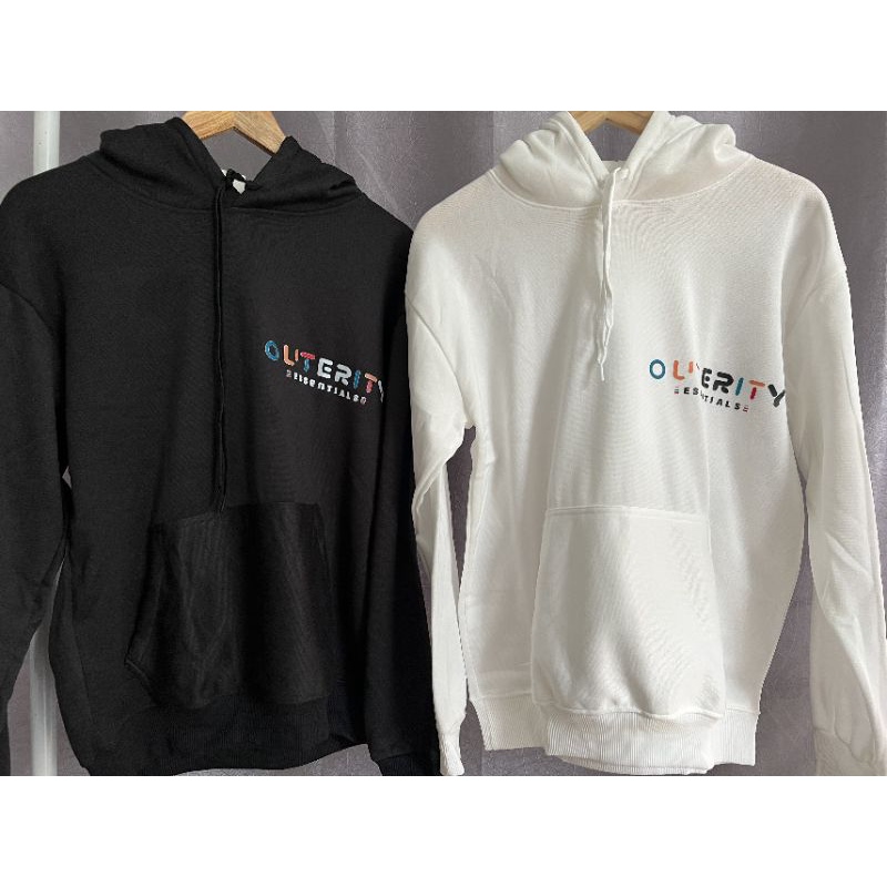 Áo khoác hoodie nam nữ zip vải nỉ có mũ nón form rộng in OUTERITY ulzzang thời trang - TP822