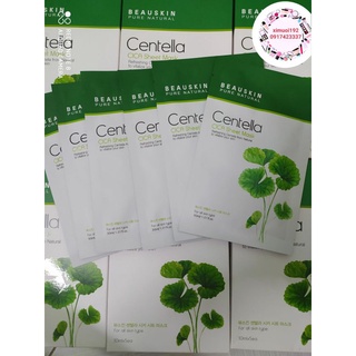 Mặt nạ sạch mụn kháng khuẩn chiết xuất rau má thảo dược Beauskin Hàn quốc ( 30ml/gói)