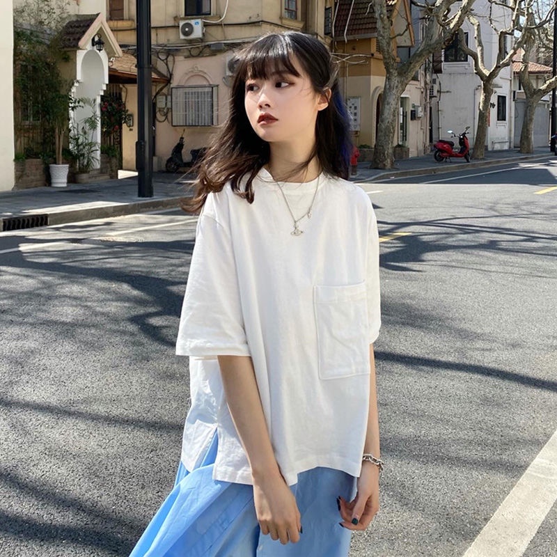 Set Áo Thun Tay Ngắn Phối Chân Váy Thời Trang Xinh Xắn Cho Nữ