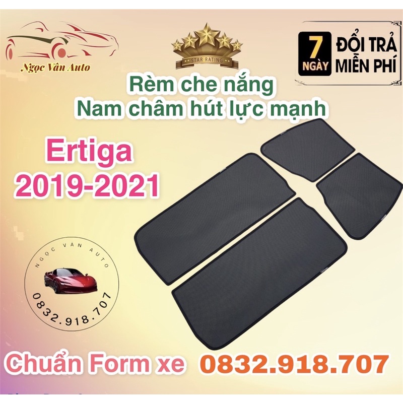 Rèm Che Nắng Nam Châm Suzuki Ertiga 2019 - 2021 hàng loại 1