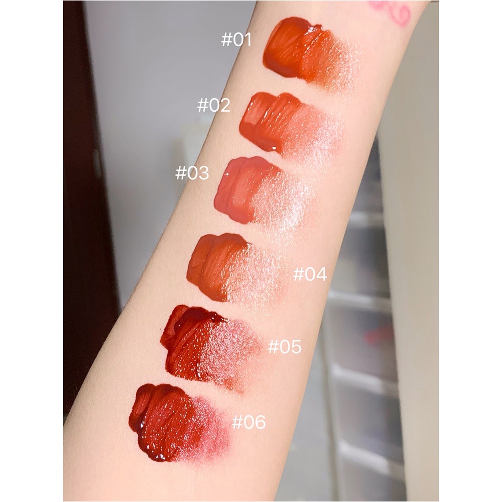 Son kem bóng CAPPUVINI căng bóng mềm mịn môi Lip Glaze Feeling Watery Syrup Lip Gel CAPU13 CAPU26