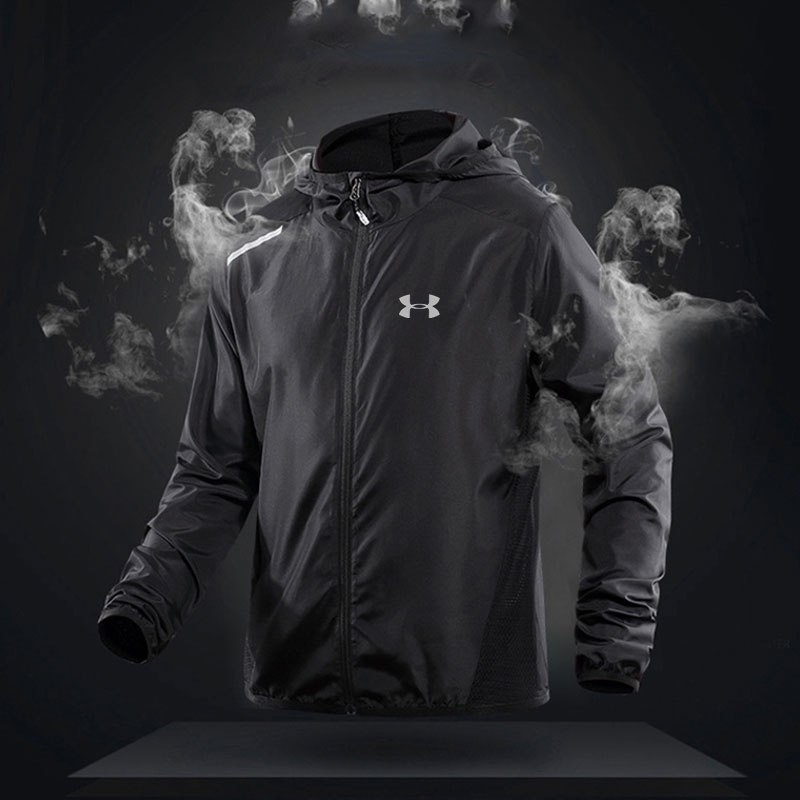 UNDER ARMOUR Áo Khoác Chống Nắng under Armor Có Mũ Trùm Thoáng Khí Mau Khô Mẫu Mới 2022