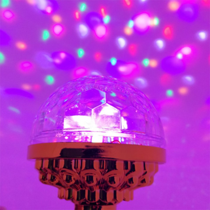 Bóng Đèn xoay 7 màu dùng điện 220v trang trí phòng karaoke - quày bar - vũ trường ánh sáng cực đẹp