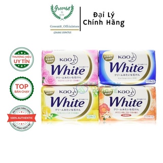 Xà Phòng, Bông Cục Tắm Trắng KAO WHITE Nội Địa Nhật