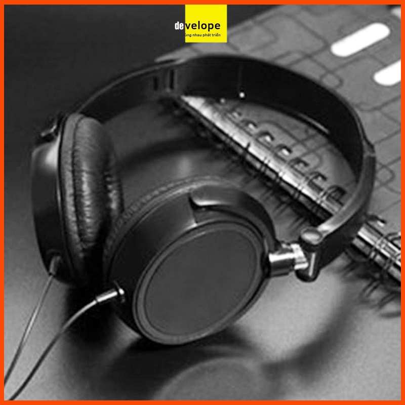 Tai nghe chụp tai F10 đen ( có thể gấp gọn)