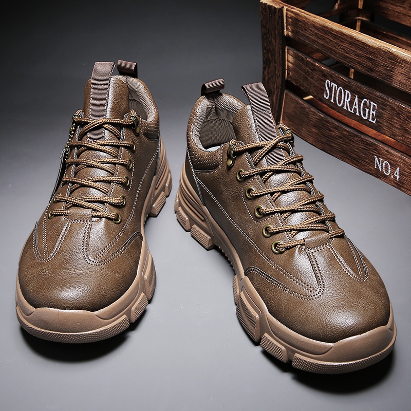 giày nam giày boot nam giày nam cao cổ boots giày cao cổ Chelsea boots Giày Bốt Da Thời Trang Dành Cho Nam | BigBuy360 - bigbuy360.vn