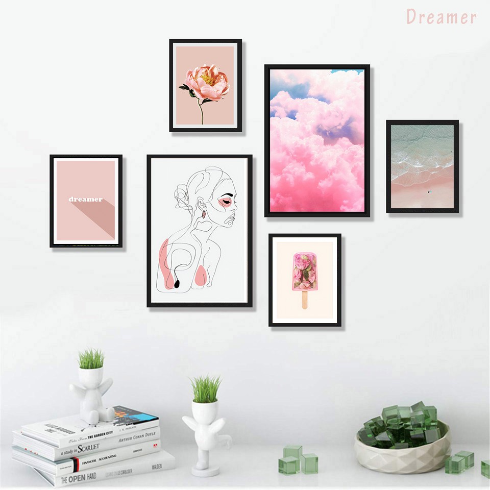 BỘ 6 TRANH DECOR PHÒNG NGỦ DREAMER