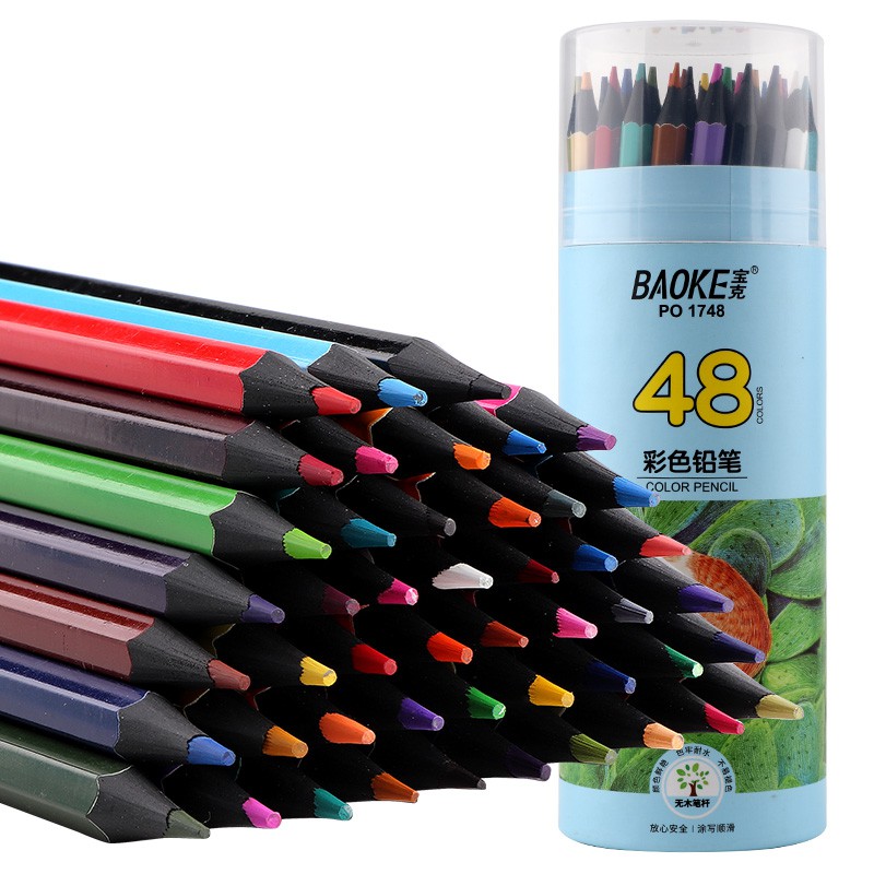 [BÁN SỈ] Bút chì màu dẻo Baoke, màu sắc tươi sáng, thân thiện môi trường