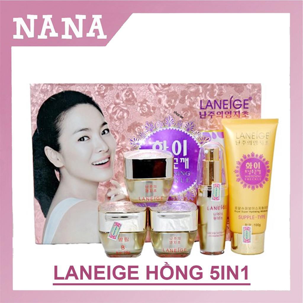 [SIÊU SALE] Mỹ phẩm Laneige hồng 5in1, chuyên làm mờ nám, tàn nhang và dưỡng trắng da, mỹ phẩm Laneige.