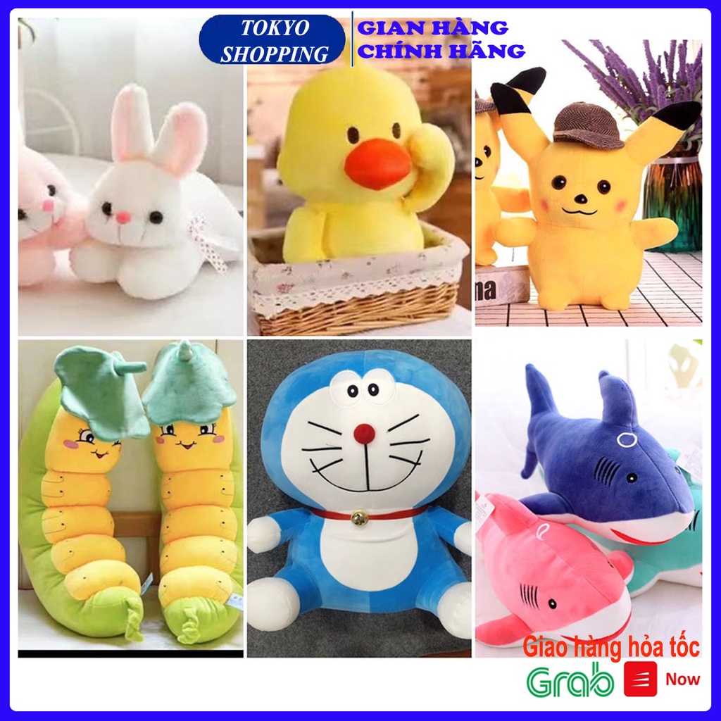 Thú nhồi bông siêu mềm mịn 25-30cm