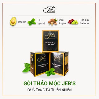 Dầu Gội Phủ Bạc JEB'S Gội Là Đen [Hộp 10 gói]