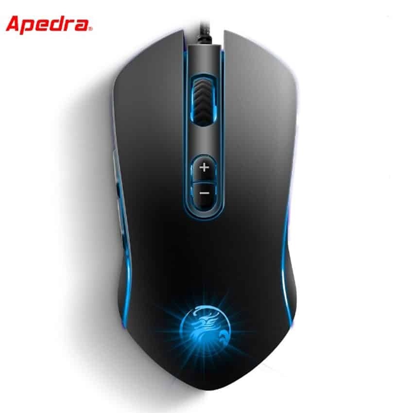 Chuột Mouse APEDRA A6 Gaming Chính hãng (Dây dù, Led)